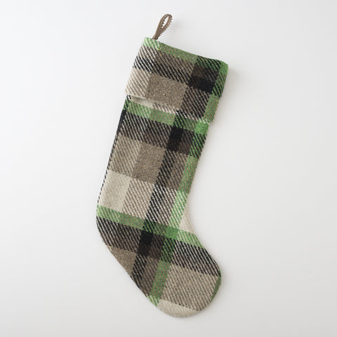 Spruce Plaid Stocking