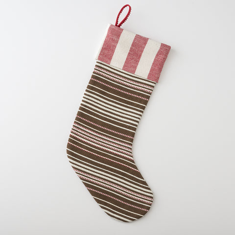 Peppermint Stripe Stocking