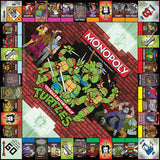 Teenage Mutant Ninja Turtles Retro Monopoly Board Game