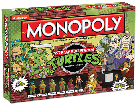 Teenage Mutant Ninja Turtles Retro Monopoly Board Game